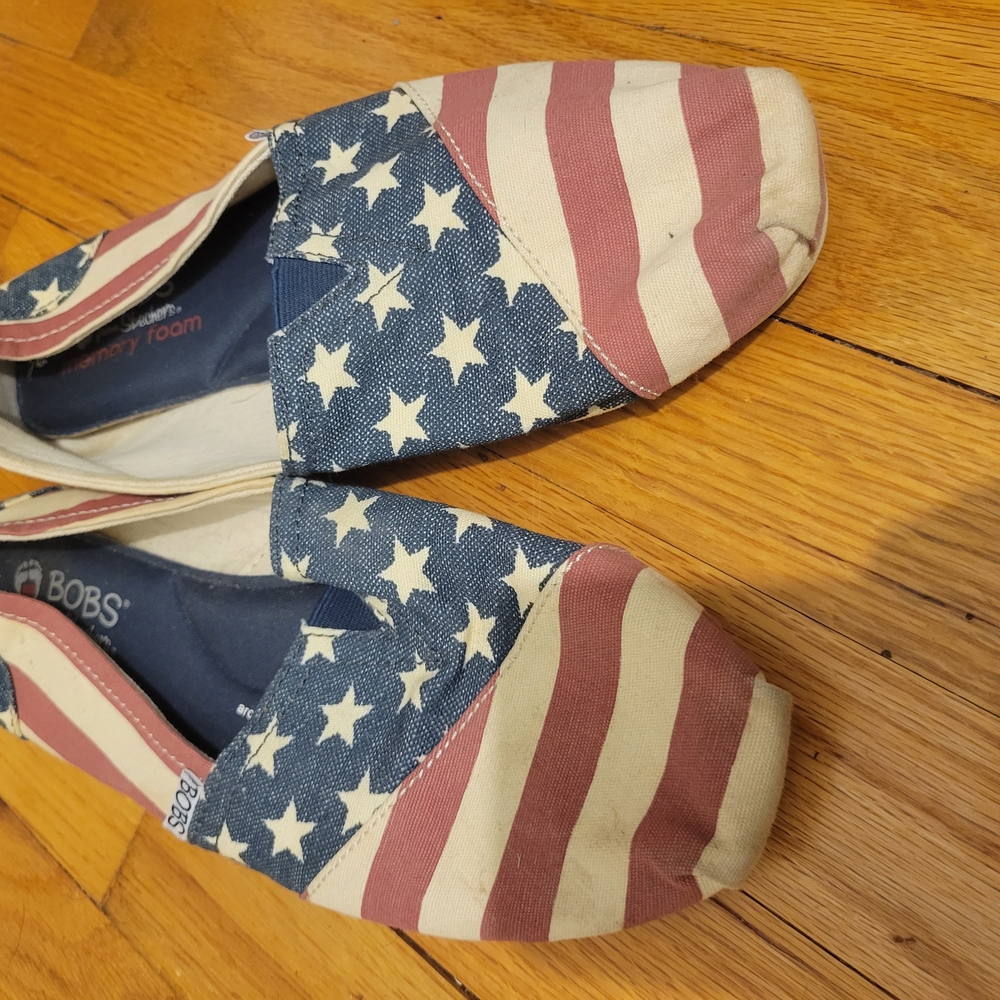 Skechers Bobs American Flag Flats